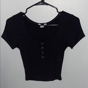 small black crop top